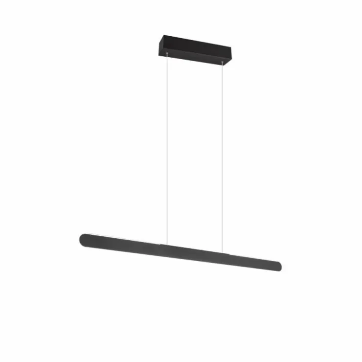 Luminaires Trio Éclairage Led|Suspension Trio HELIOS LED Noir, 1 lumière