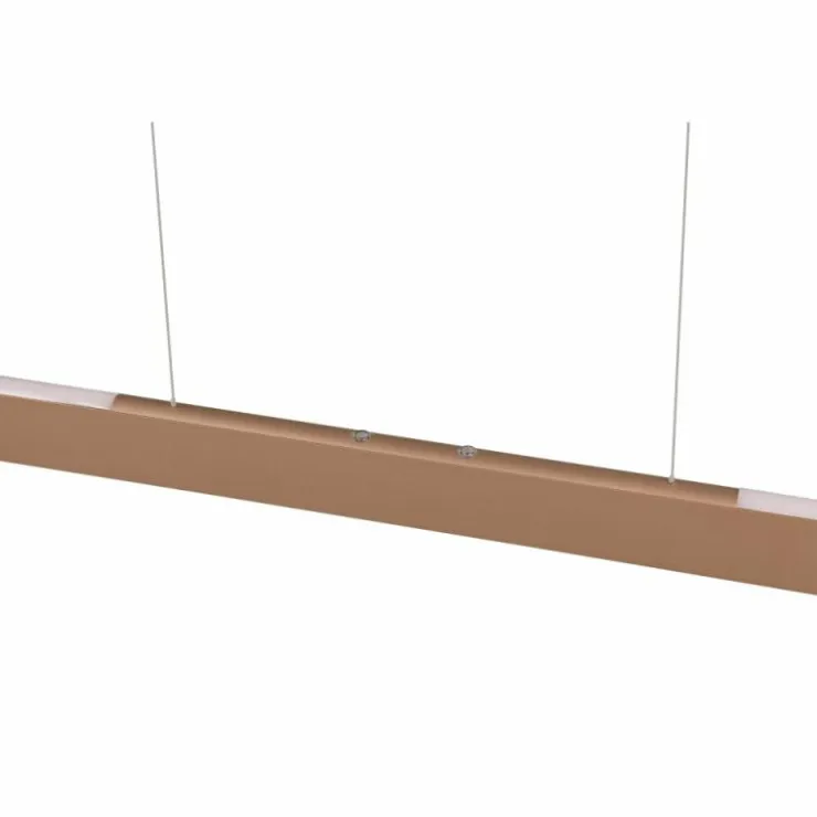 Luminaires Trio Éclairage Led|Suspension Trio HELIOS LED Brun, 1 lumière