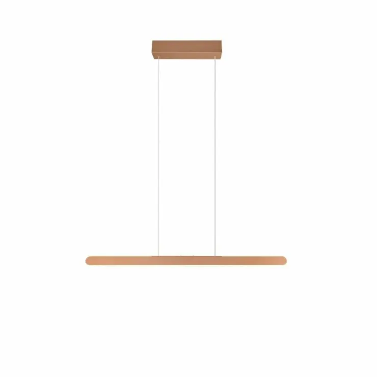 Luminaires Trio Éclairage Led|Suspension Trio HELIOS LED Brun, 1 lumière