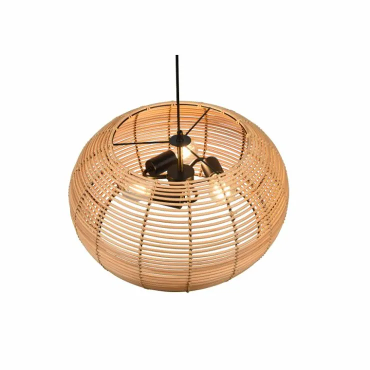 Luminaires Trio Suspensions|Suspension Trio Inga Noir, 3 lumières