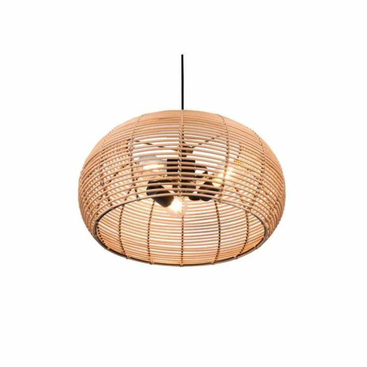 Luminaires Trio Suspensions|Suspension Trio Inga Noir, 3 lumières