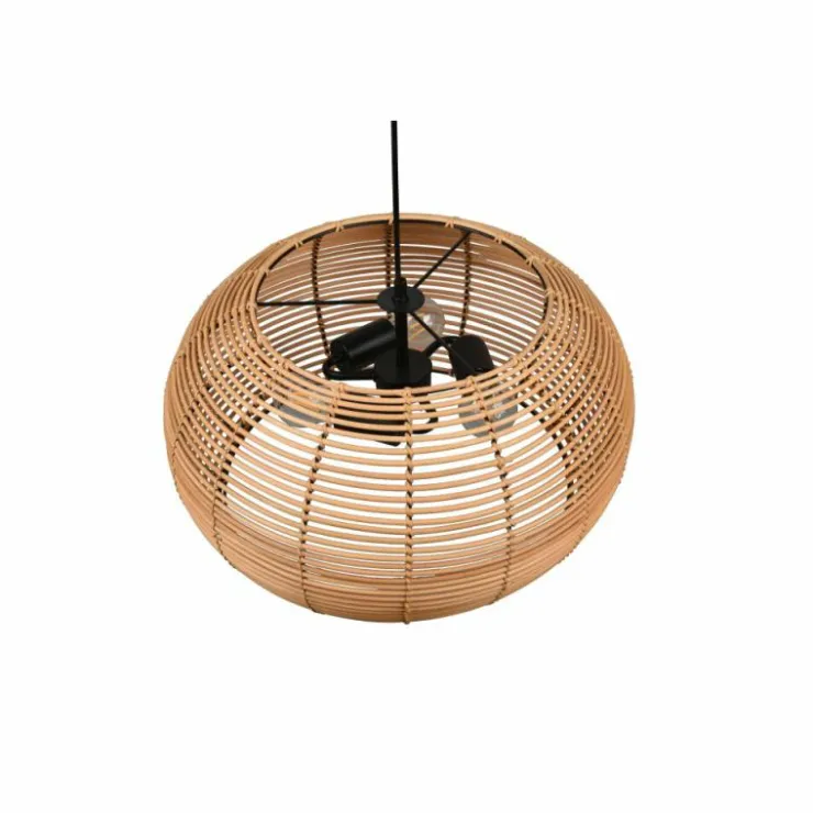 Luminaires Trio Suspensions|Suspension Trio Inga Noir, 3 lumières