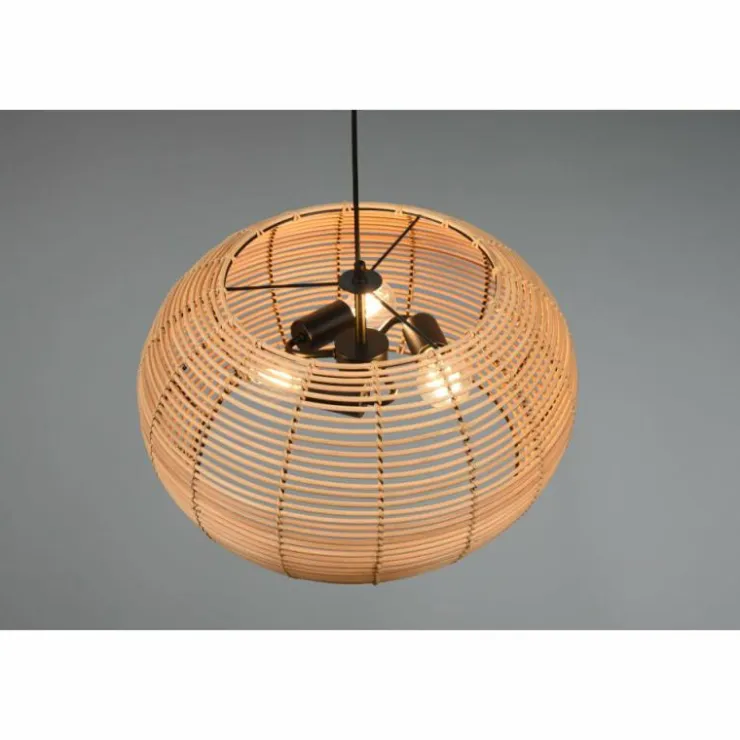 Luminaires Trio Suspensions|Suspension Trio Inga Noir, 3 lumières