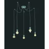 Luminaires Trio Suspensions|Suspension Trio Leuchten Cord Gris, 5 lumières