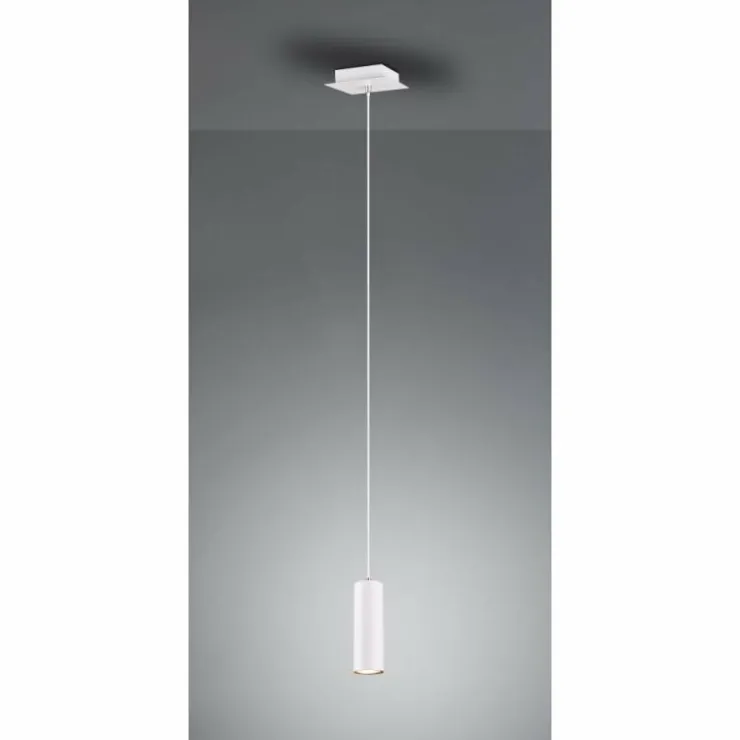 Luminaires Trio Suspensions|Suspension Trio Leuchten MARLEY Blanc, 1 lumière