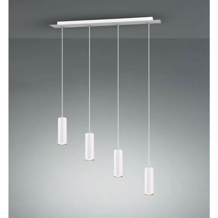 Luminaires Trio Suspensions|Suspension Trio Leuchten MARLEY Blanc, 4 lumières