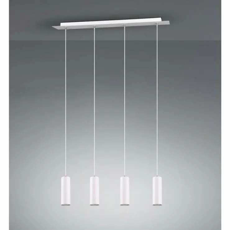 Luminaires Trio Suspensions|Suspension Trio Leuchten MARLEY Blanc, 4 lumières