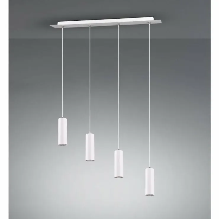 Luminaires Trio Suspensions|Suspension Trio Leuchten MARLEY Blanc, 4 lumières