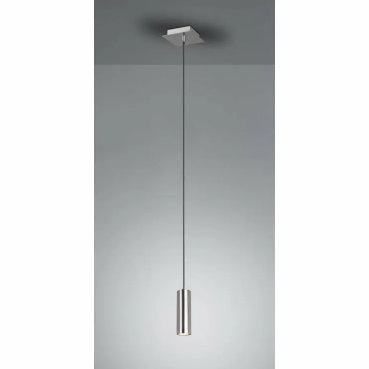 Luminaires Trio Suspensions|Suspension Trio Leuchten MARLEY Nickel mat, 1 lumière