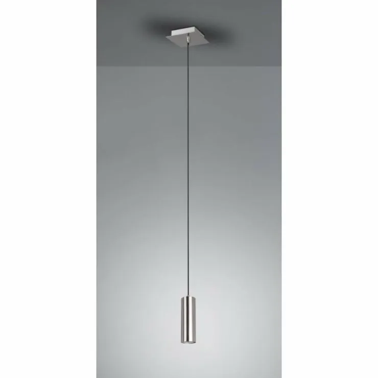 Luminaires Trio Suspensions|Suspension Trio Leuchten MARLEY Nickel mat, 1 lumière