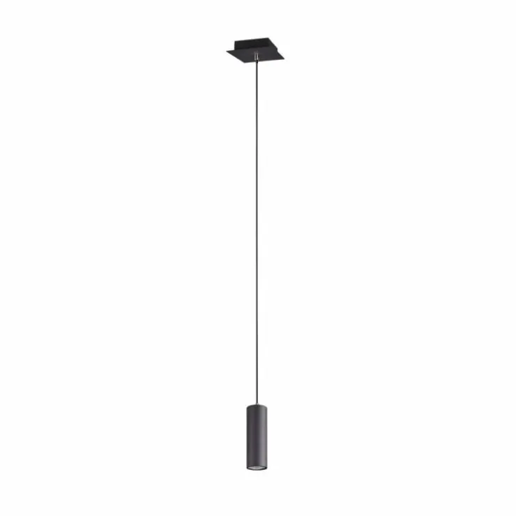 Luminaires Trio Suspensions|Suspension Trio Leuchten MARLEY Noir, 1 lumière