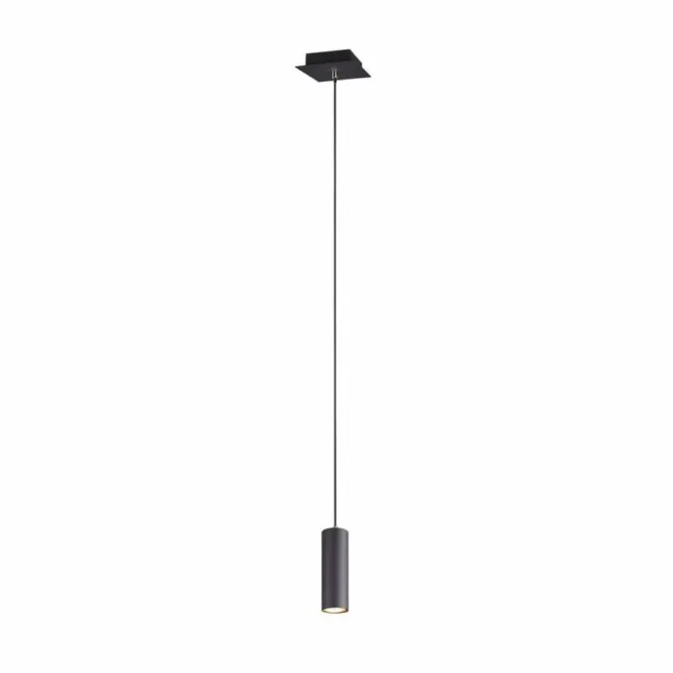 Luminaires Trio Suspensions|Suspension Trio Leuchten MARLEY Noir, 1 lumière