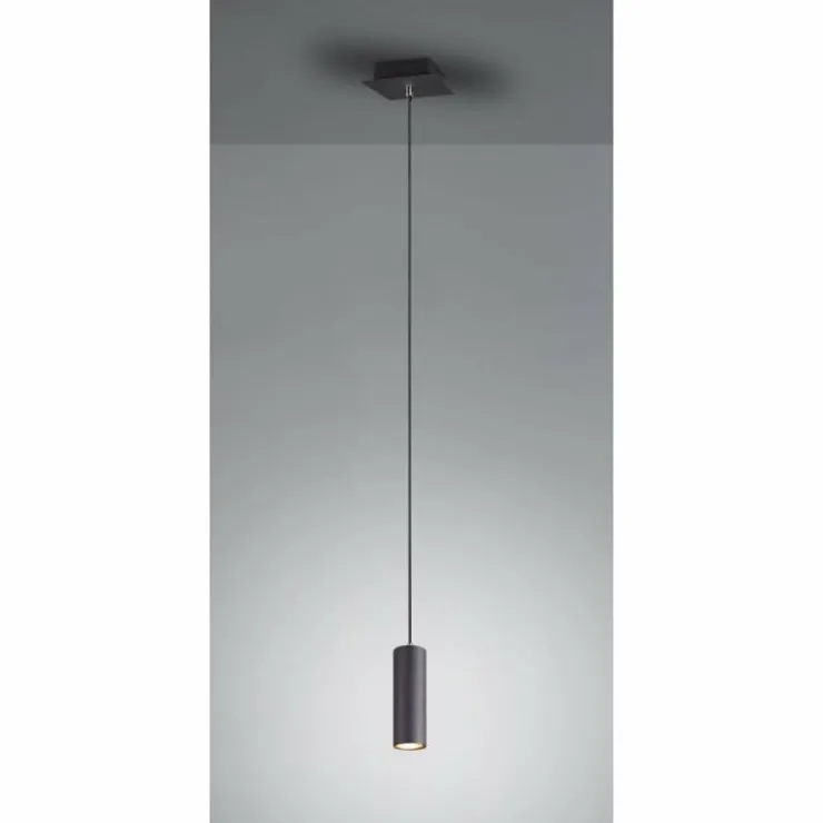 Luminaires Trio Suspensions|Suspension Trio Leuchten MARLEY Noir, 1 lumière