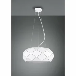Luminaires Trio Suspensions|Suspension Trio Leuchten ZANDOR Blanc, 3 lumières