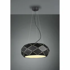 Luminaires Trio Suspensions|Suspension Trio Leuchten ZANDOR Noir, 3 lumières