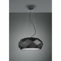 Luminaires Trio Suspensions|Suspension Trio Leuchten ZANDOR Noir, 3 lumières