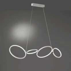 Luminaires Trio Éclairage Led|Suspension Trio Leuchten RONDO LED Blanc, 1 lumière