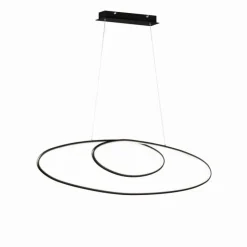 Luminaires Trio Éclairage Led|Suspension Trio Leuchten AVUS LED Noir, 1 lumière