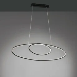 Luminaires Trio Éclairage Led|Suspension Trio Leuchten AVUS LED Noir, 1 lumière