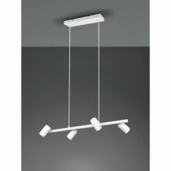 Luminaires Trio Suspensions|Suspension Trio MARLEY Blanc, 4 lumières