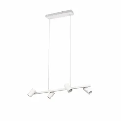Luminaires Trio Suspensions|Suspension Trio MARLEY Blanc, 4 lumières