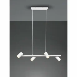 Luminaires Trio Suspensions|Suspension Trio MARLEY Blanc, 4 lumières