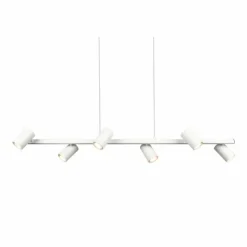 Luminaires Trio Suspensions|Suspension Trio MARLEY Blanc, 6 lumières