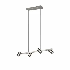 Luminaires Trio Suspensions|Suspension Trio MARLEY Nickel mat, 4 lumières