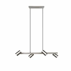 Luminaires Trio Suspensions|Suspension Trio MARLEY Nickel mat, 4 lumières