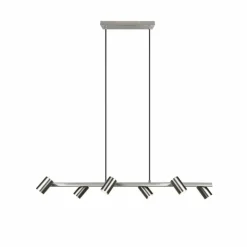 Luminaires Trio Suspensions|Suspension Trio MARLEY Nickel mat, 6 lumières
