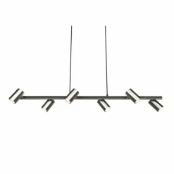 Luminaires Trio Suspensions|Suspension Trio MARLEY Nickel mat, 6 lumières