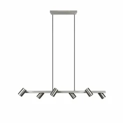 Luminaires Trio Suspensions|Suspension Trio MARLEY Nickel mat, 6 lumières