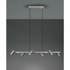 Luminaires Trio Suspensions|Suspension Trio MARLEY Nickel mat, 6 lumières