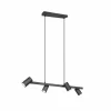 Luminaires Trio Suspensions|Suspension Trio MARLEY Noir, 4 lumières