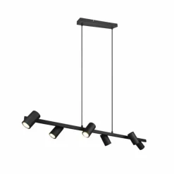 Luminaires Trio Suspensions|Suspension Trio MARLEY Noir, 6 lumières