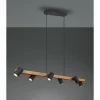 Luminaires Trio Suspensions|Suspension Trio MARLEY Noir, 6 lumières