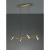 Luminaires Trio Suspensions|Suspension Trio Marley Vieux laiton, 4 lumières