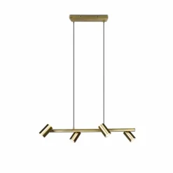 Luminaires Trio Suspensions|Suspension Trio Marley Vieux laiton, 4 lumières