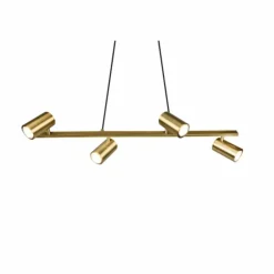 Luminaires Trio Suspensions|Suspension Trio Marley Vieux laiton, 4 lumières