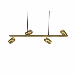 Luminaires Trio Suspensions|Suspension Trio Marley Vieux laiton, 4 lumières