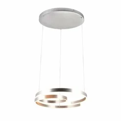 Luminaires Trio Éclairage Led|Suspension Trio Marnie LED Aluminium brossé, 1 lumière
