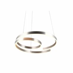 Luminaires Trio Éclairage Led|Suspension Trio Marnie LED Aluminium brossé, 1 lumière