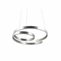 Luminaires Trio Éclairage Led|Suspension Trio Marnie LED Aluminium brossé, 1 lumière