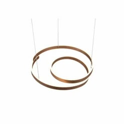 Luminaires Trio Éclairage Led|Suspension Trio Marnie LED Brun, 1 lumière