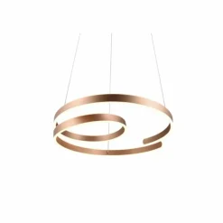 Luminaires Trio Éclairage Led|Suspension Trio Marnie LED Brun, 1 lumière