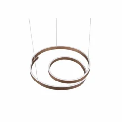Luminaires Trio Éclairage Led|Suspension Trio Marnie LED Brun, 1 lumière
