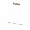 Luminaires Trio Éclairage Led|Suspension Trio Merton LED Nickel mat, 3 lumières