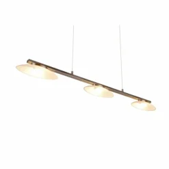 Luminaires Trio Éclairage Led|Suspension Trio Merton LED Nickel mat, 3 lumières