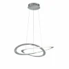 Luminaires Trio Éclairage Led|Suspension Trio OAKLAND LED Nickel mat, 1 lumière