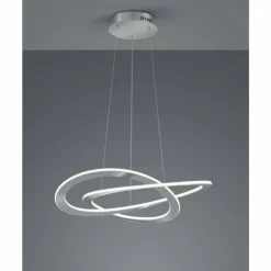 Luminaires Trio Éclairage Led|Suspension Trio OAKLAND LED Nickel mat, 1 lumière